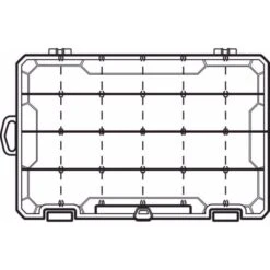 Flambeau Tuff Tainer Caja De Almacenamiento Transparente Con Zerust 4007PD4 27.9X18.4X4.5CM -Salmo Ventas 4007pd4203 550x550w