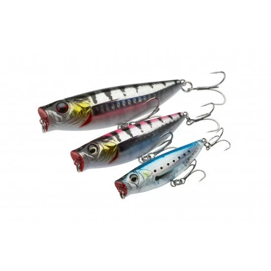 Savage Gear 3D Minnow Pop Walker 8cm 14g Barracuda Flotante PHP 4 Savage Gear 3D Minnow Pop Walker 8cm 14g Barracuda Flotante PHP - Imagen 2