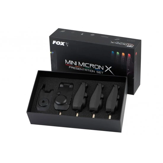 Juego De 4 Cañas Fox Mini Micron X Inc Hardcases 3 Juego De 4 Cañas Fox Mini Micron X Inc Hardcases