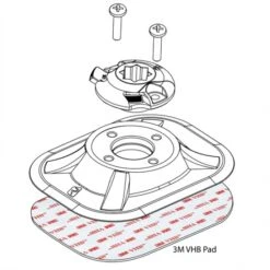 Railblaza RIBPort Incl. Star Port White Con 3M VHB 5 Railblaza RIBPort Incl. Star Port White Con 3M VHB -Salmo Ventas Railblaza20RIBPort20incl.20Star20port20Wit20203M20VHB202 550x550 1