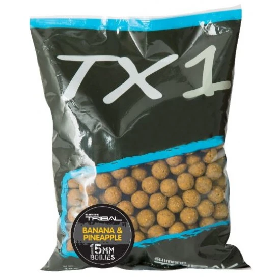 Shimano Tribal TX1 Boilies Banana Y Piña 15mm 5kg 3 Shimano Tribal TX1 Boilies Banana Y Piña 15mm 5kg