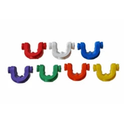 JAG Products Lockdown Rod Grip - Paquete De 6 Insertos Negros Grandes -Salmo Ventas inserts black team outdoors 550x550w