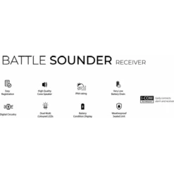 Black Cat Battle Sounder Receiver Black -Salmo Ventas resize img203 550x550w