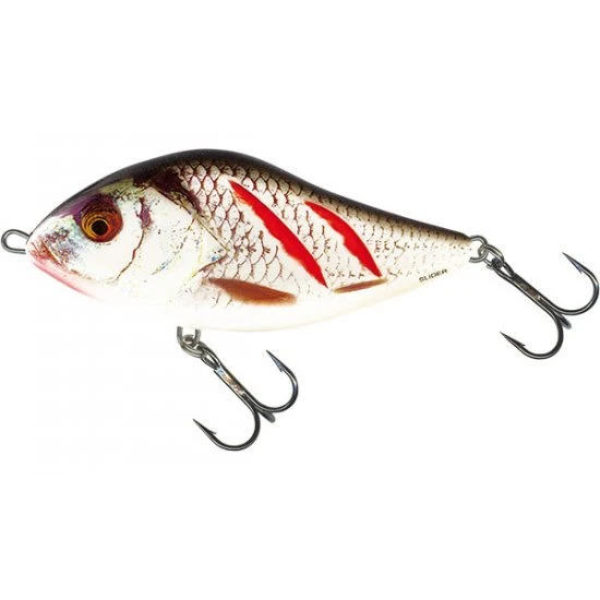 Salmo Slider Sinking 12cm Wounded Real Grey Shiner 3 Salmo Slider Sinking 12cm Wounded Real Grey Shiner