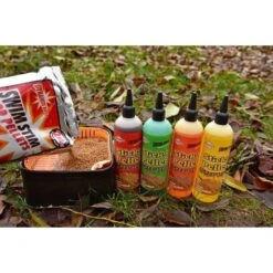 DYNAMITE BAITS Dinamita Sticky Pellet Jarabe Amino Original 300ml -Salmo Ventas sticky syrups with pellets 550x550w 1